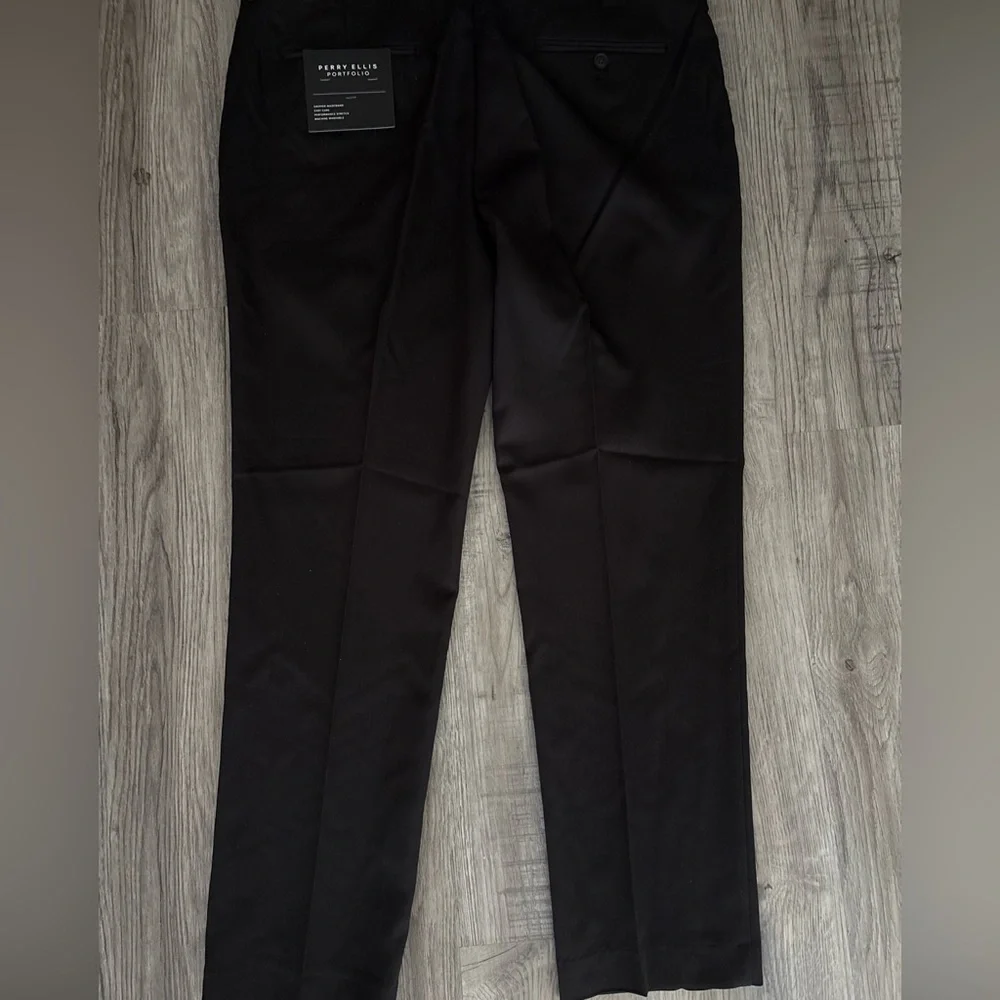 Perry Ellis Porfolio Modern Fit Stretch Dress Pants 36x32 NWT